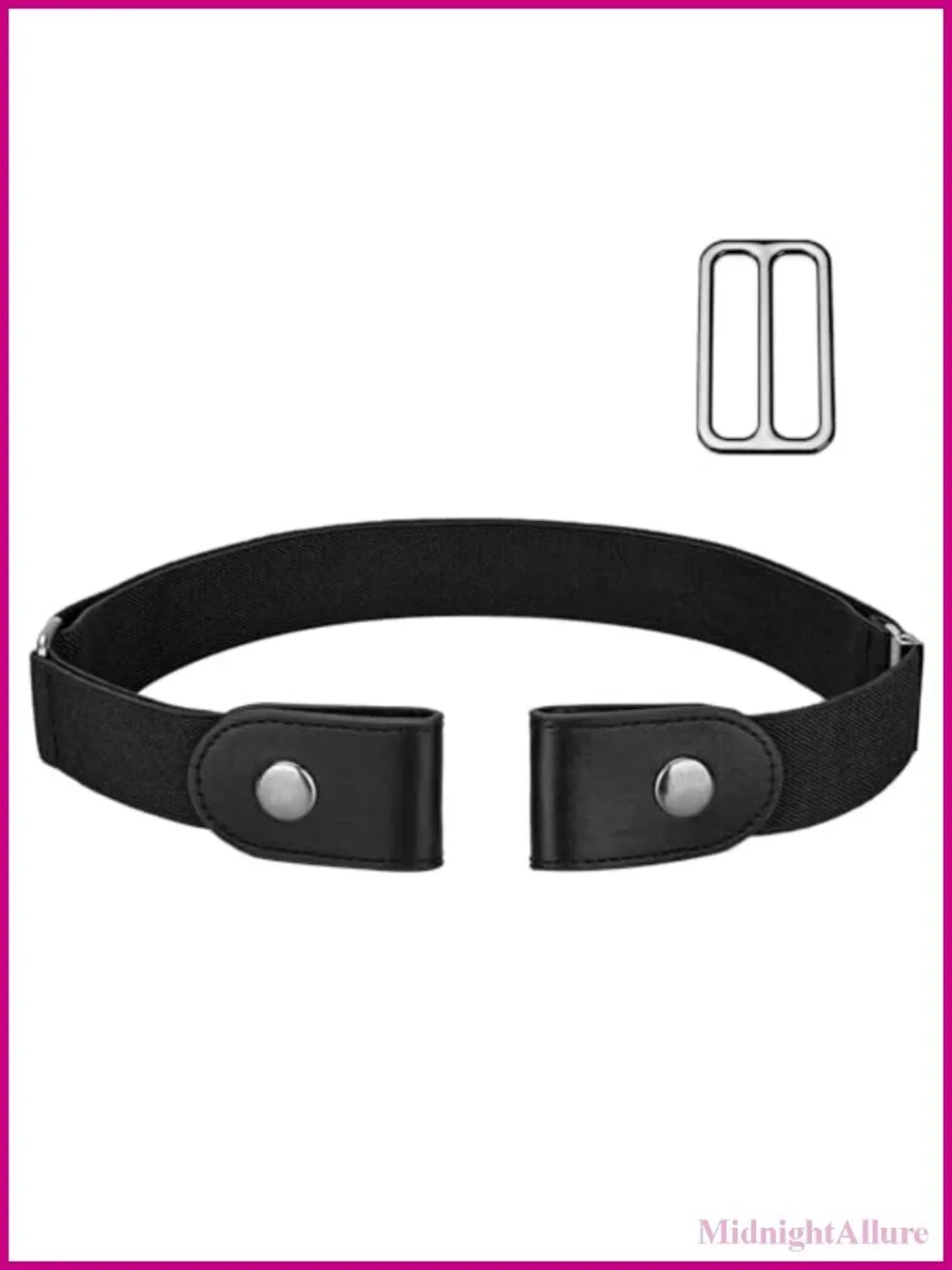 No Buckle Invisible Elastic Stretch Belt for Jeans Pants Dresses Adjustable